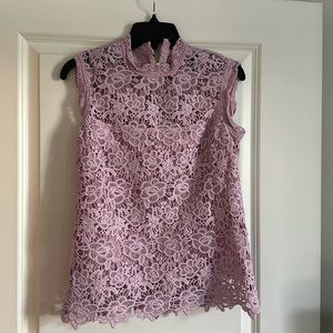 Beautiful lilac lace blouse